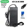 SUNIIK PREMIUM ΦΟΡΤΙΣΤΗΣ ΓΙΑ XIAOMI SCOOTER ΚΑΙ NINEBOT 42V 2A DC8MM connector