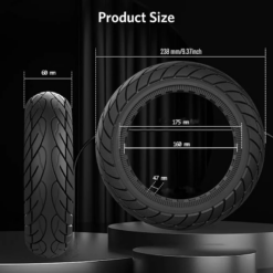Alternative view of ΕΛΑΣΤΙΚΟ SOLID (ΣΥΜΠΑΓΕΣ) 60/70-7 (10X2.5) ΓΙΑ ΗΛΕΚΤΡΙΚΑ ΠΑΤΙΝΙΑ XIAOMI 4 PRO