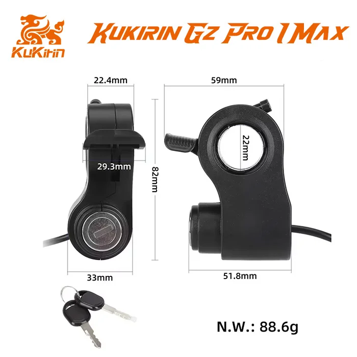 KUKIRIN G2 PRO ΓΚΑΖΙ ΜΕ ΚΛΕΙΔΑΡΙΑ ΑΝΑΦΛΕΞΗΣ (VERSION 2024) - Image 2
