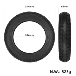 Alternative view of CST C1737 ΕΛΑΣΤΙΚΟ E-BIKE/E-SCOOTER 12 1/2X2 1/4 (62-203) MAΥΡΟ