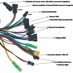 Alternative view of ΠΛΗΡΕΣ ΚΙΤ ΗΛΕΚΤΡΟΝΙΚΩΝ 36V/48V 15A 350W ΓΙΑ ΗΛΕΚΤΡΙΚΑ ΠΑΤΙΝΙΑ/ΗΛΕΚΤΡΙΚΑ ΠΟΔΗΛΑΤΑ S866