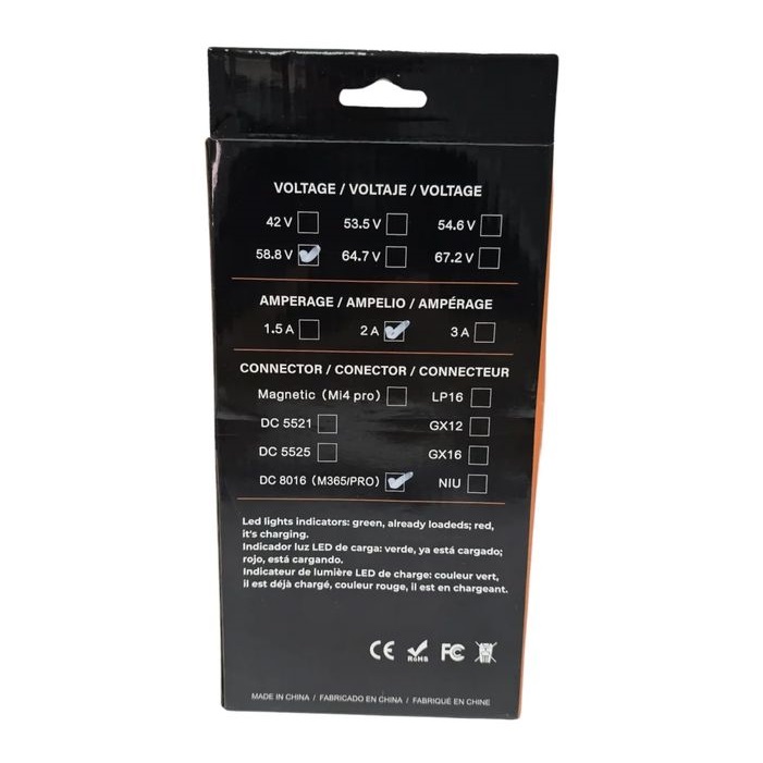 KUKIRIN G3 PRO ΦΟΡΤΙΣΤΗΣ PREMIUM ΓΙΑ ΜΠΑΤΑΡΙΑ ΗΛΕΚΤΡΙΚΟΥ ΠΑΤΙΝΙΟΥ 52V2A (58.5V2A OUTPUT) - Image 4