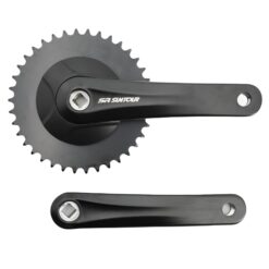 SR SUNTOUR CW17-SCX-S38 ΔΙΣΚΟΒΡΑΧΙΟΝΑΣ ΠΟΔΗΛΑΤΟΥ ΜΟΝΟΣ ΑΛΟΥΜΙΝΙΟΥ 38Δ 170mm ΜΠΡΑΤΣΟ 3/32” ΓΙΑ ΤΑΧΥΤΗΤΕΣ 5/6/7/8 BLACK