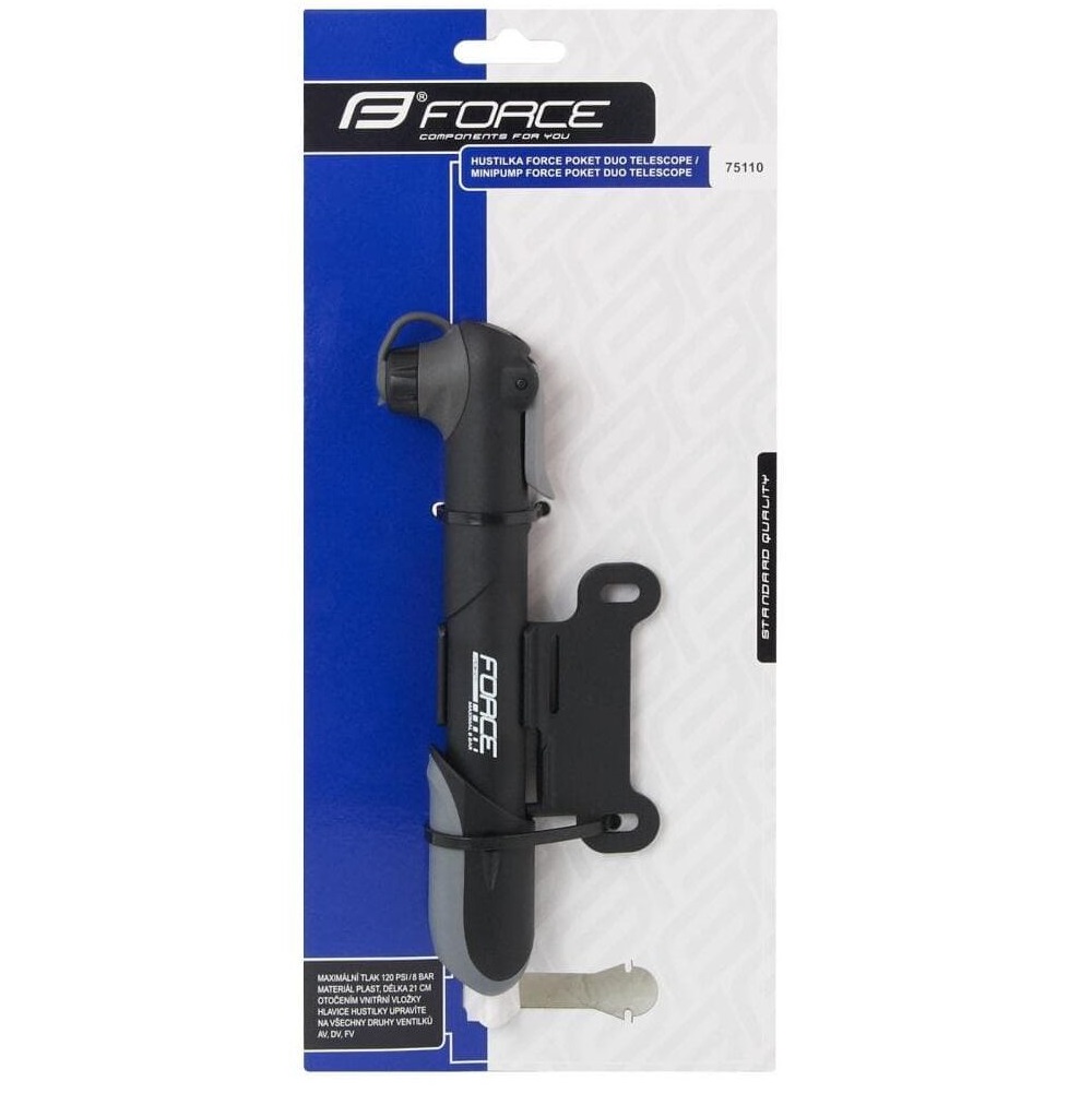 FORCE POCKET DUO ΤΗΛΕΣΚΟΠΙΚΗ ΤΡΟΜΠΑ 120psi ΧΕΙΡΟΣ ΠΟΔΗΛΑΤΟΥ 75110 - Image 3