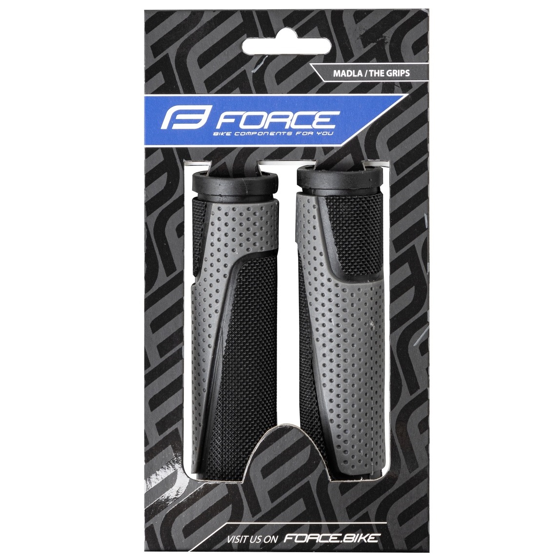 FORCE ROSS ΧΕΡΟΥΛΙΑ ΠΟΔΗΛΑΤΟΥ MTB ΑΝΑΤΟΜΙΚΑ 125mm BLACK-GREY 38268 - Image 2