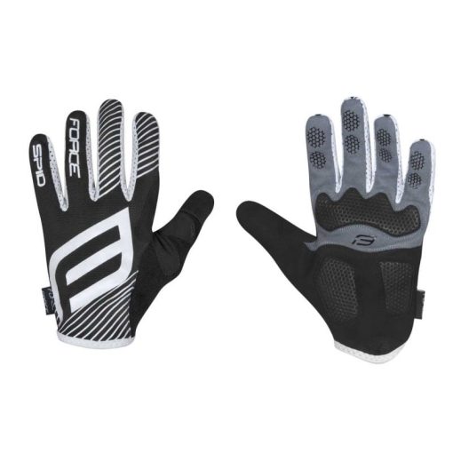 FORCE MTB / DOWNHILL SPID ΓΑΝΤΙΑ ΠΟΔΗΛΑΣΙΑΣ ΜΑΥΡΟ-ΑΣΠΡΟ 9056957-M