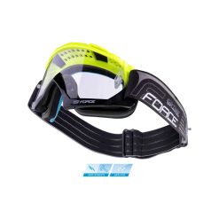 FORCE GRIME ΜΑΣΚΑ DOWNHILL ΜΕ ΠΟΛΥΚΑΡΜΠΟΝΙΚΟΥΣ ΦΑΚΟΥΣ ΜΑΥΡΟ-ΚΙΤΡΙΝΟ 90893