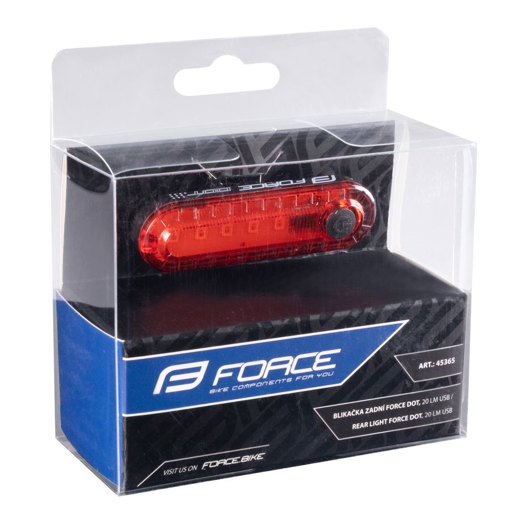 FORCE DOT ΦΑΝΑΡΙ ΠΟΔΗΛΑΤΟΥ ΟΠΙΣΘΙΟ USB 20 LUMEN ΜΕ 4 ΛΕΙΤΟΥΡΓΙΕΣ 45365 - Image 3