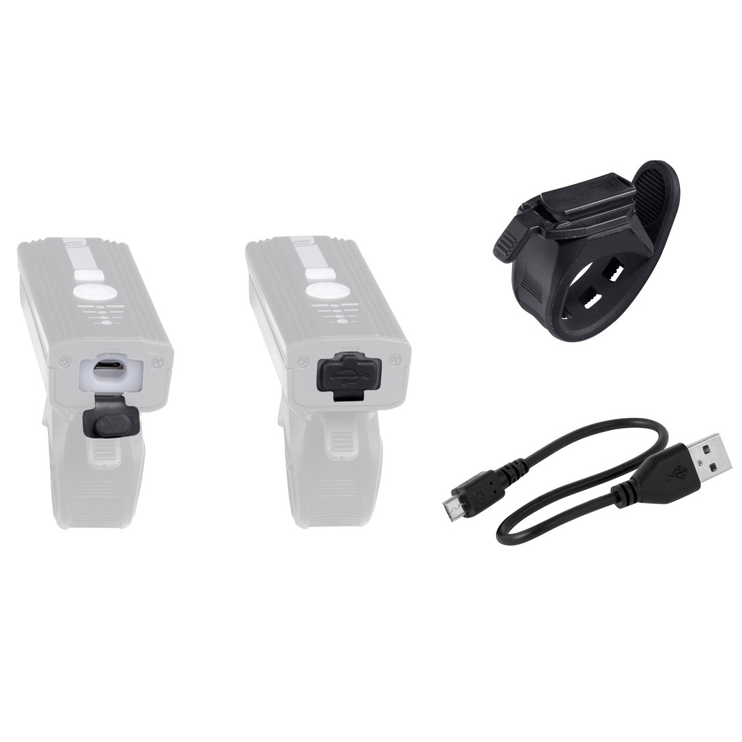 FORCE ALERT USB LED 350 LUMEN ΕΜΠΡΟΣΘΙΟ ΦΑΝΑΡΙ ΠΟΔΗΛΑΤΟΥ 45176 - Image 3