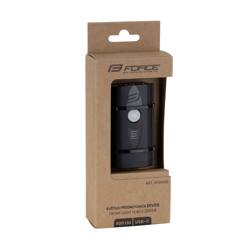 FORCE DIVER ΕΜΠΡΟΣΘΙΟ ΦΑΝΑΡΙ ΠΟΔΗΛΑΤΟΥ 900 LUMEN ΜΕ USB 4521043 - Image 4