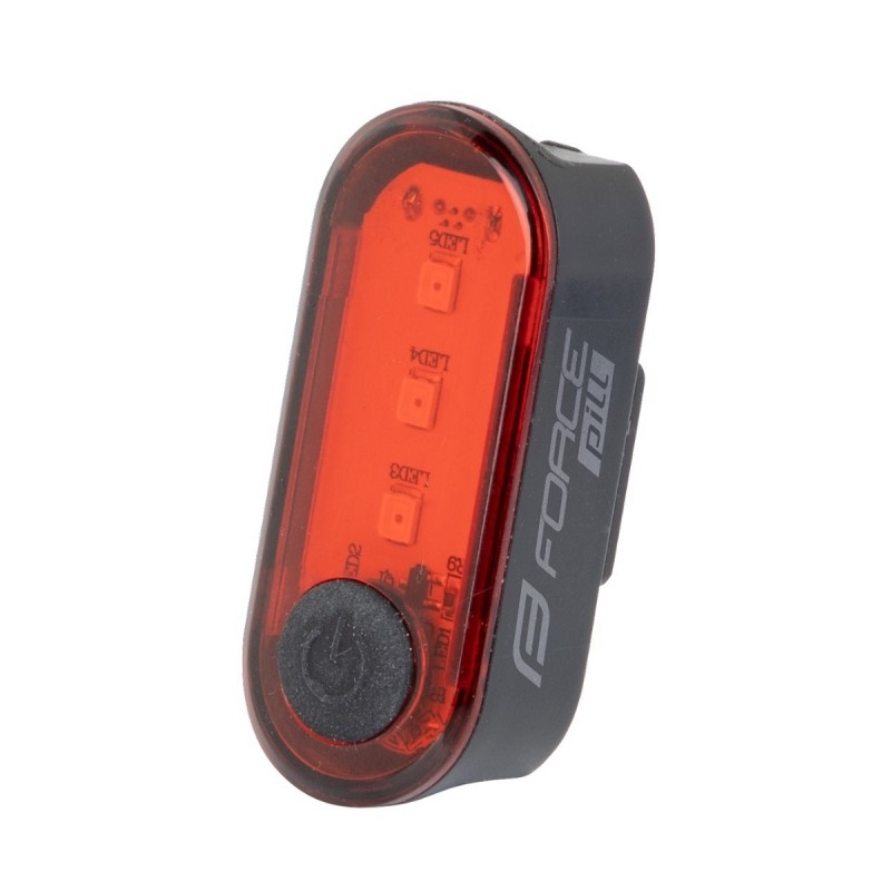 FORCE PILL ΟΠΙΣΘΙΟ ΦΑΝΑΡΙ ΠΟΔΗΛΑΤΟΥ 12LM LED USB 453716