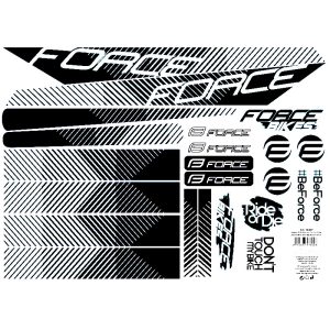 FORCE LINE ΑΥΤΟΚΟΛΛΗΤΑ ΠΟΔΗΛΑΤΟΥ ΣΕΤ 23 ΤΕΜΑΧΙΩΝ 37X27cm 16407