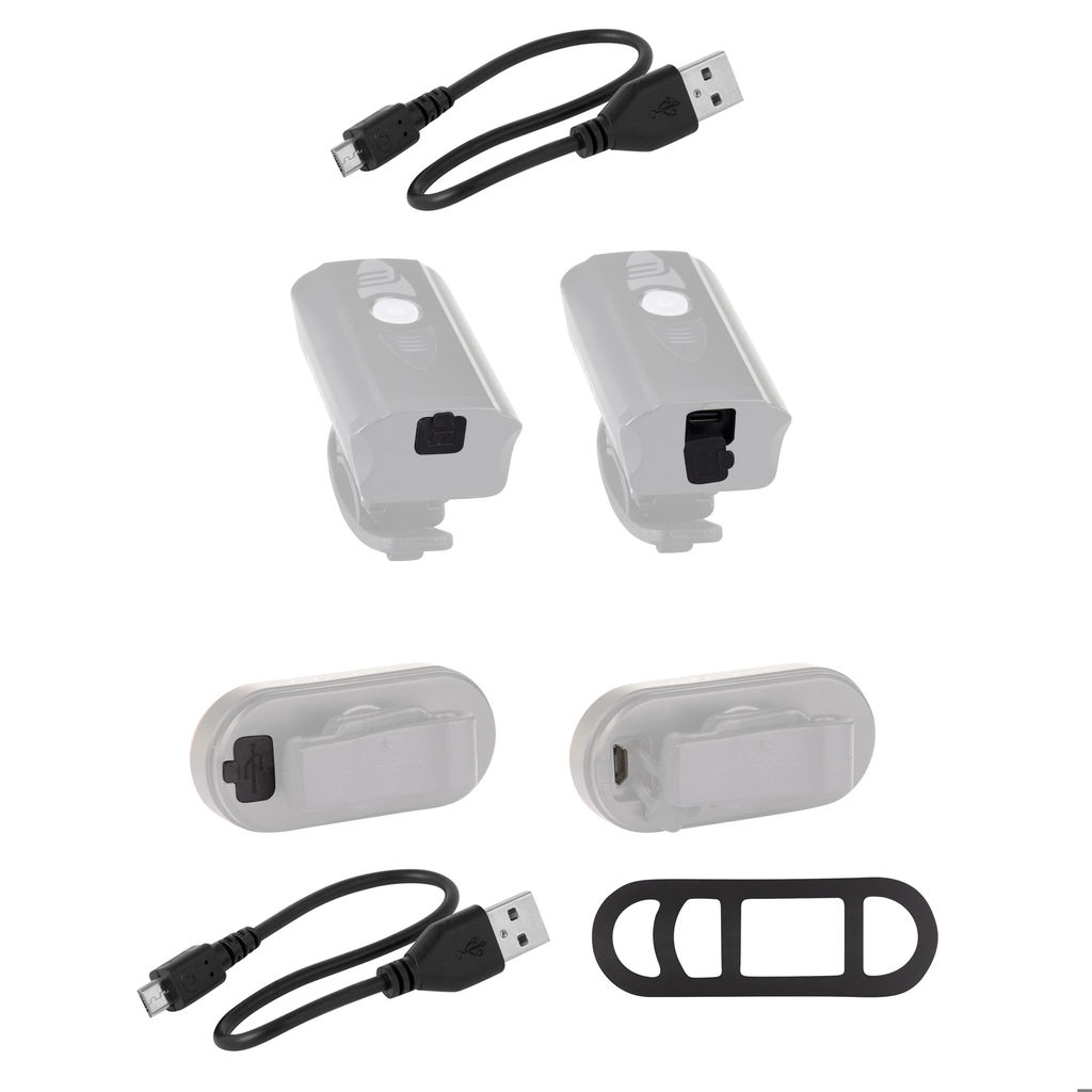 FORCE DIVER ARC ΣΕΤ ΦΑΝΑΡΙΑ ΠΟΔΗΛΑΤΟΥ ΕΜΠΡΟΣΘΙΟ 900 LUMEN + ΟΠΙΣΘΙΟ 40 LUMEN ΜΕ USB 454077 - Image 5