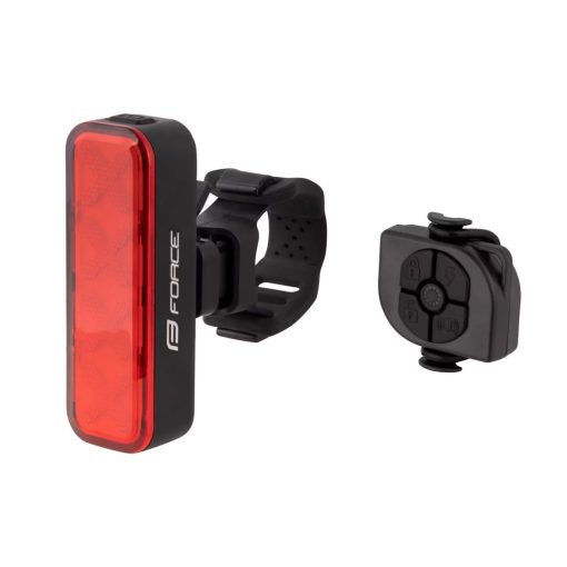 FORCE ALARM 300 LUMEN USB ΦΑΝΑΡΙ ΠΟΔΗΛΑΤΟΥ ΟΠΙΣΘΙΟ ΜΕ ΦΛΑΣ ΚΑΙ ΚΟΡΝΑ 45376 - Image 2