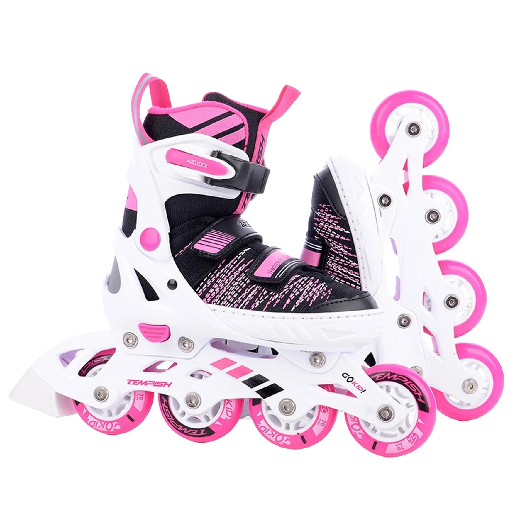TEMPISH GOKID ROLLER SKATES/ΠΑΓΟΠΕΔΙΛΑ ΑΥΞΟΜΕΙΟΥΜΕΝΑ IN-LINE (No 37-40) WHITE - Image 2