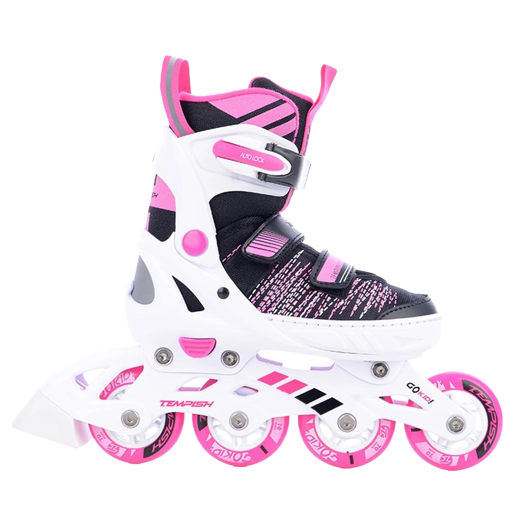TEMPISH GOKID ROLLER SKATES/ΠΑΓΟΠΕΔΙΛΑ ΑΥΞΟΜΕΙΟΥΜΕΝΑ IN-LINE (No 37-40) WHITE