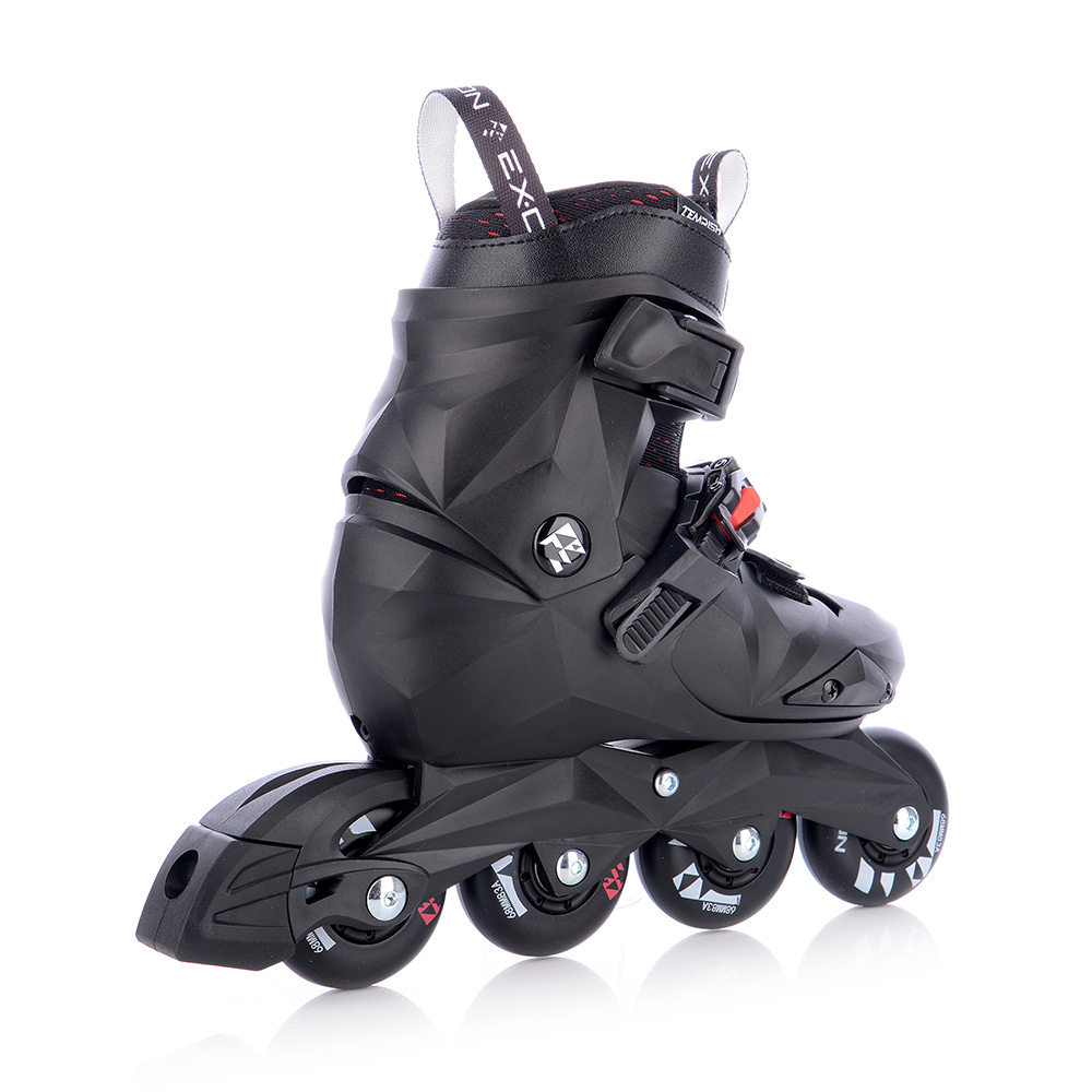 TEMPISH EXON ROLLER SKATES/ΠΑΓΟΠΕΔΙΛΑ ΑΥΞΟΜΕΙΟΥΜΕΝΑ IN-LINE (No 36-39) BLACK - Image 4