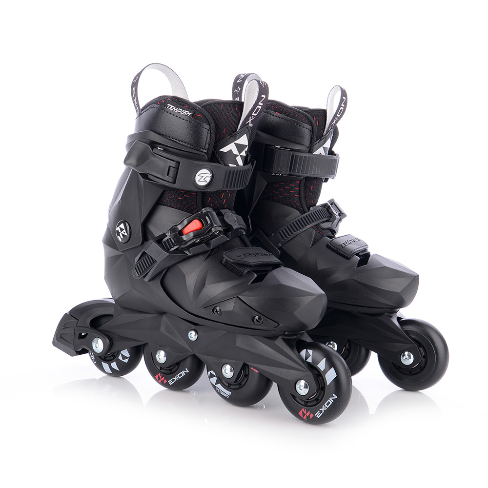 TEMPISH EXON ROLLER SKATES/ΠΑΓΟΠΕΔΙΛΑ ΑΥΞΟΜΕΙΟΥΜΕΝΑ IN-LINE (No 36-39) BLACK