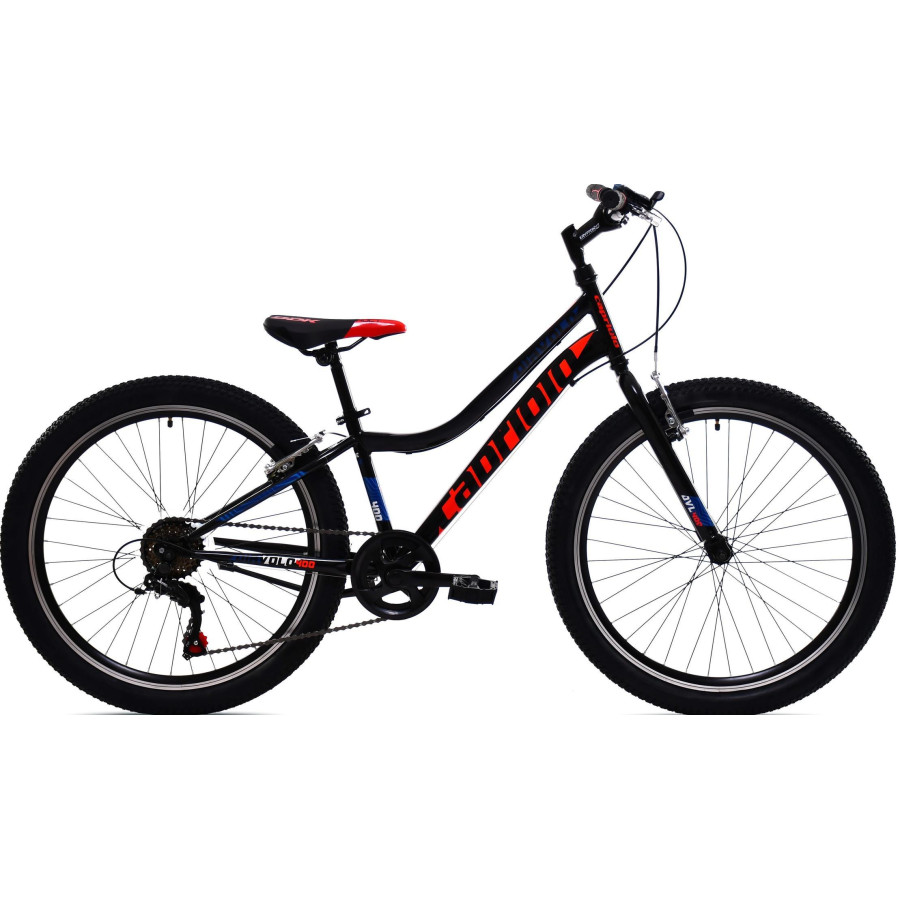 CAPRIOLO DIAVOLO 400 ΠΑΙΔΙΚΟ ΠΟΔΗΛΑΤΟ 24” 6sp BLACK/RED 925306-13 2025