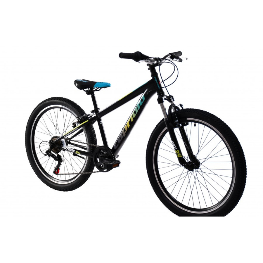 CAPRIOLO OXYGEN ΠΑΙΔΙΚΟ ΠΟΔΗΛΑΤΟ 24” 6sp BLACK/TURGUOISE 925410-12 2025 - Image 2
