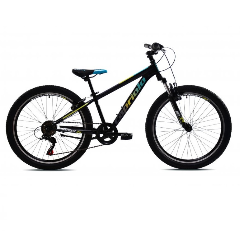 CAPRIOLO OXYGEN ΠΑΙΔΙΚΟ ΠΟΔΗΛΑΤΟ 24” 6sp BLACK/TURGUOISE 925410-12 2025