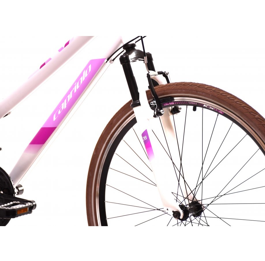 CAPRIOLO SUNRISE LADY ΠΟΔΗΛΑΤΟ TREKKING 28” 18sp WHITE/PINK No 43cm 925592-17 2026 - Image 4