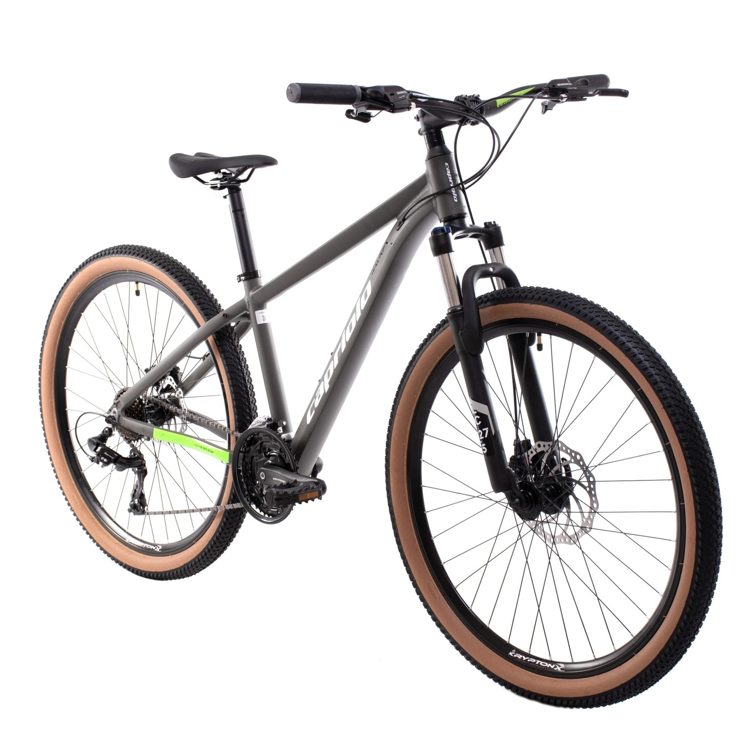 CAPRIOLO LC 27-5 DISC ΑΛΟΥΜΙΝΙΟΥ 27.5” MTB ΠΟΔΗΛΑΤΟ 21sp GREY/GREEN No 41cm 926561-16 2026 - Image 2