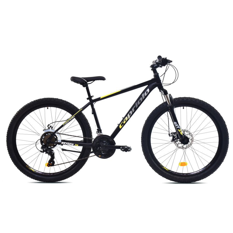 CAPRIOLO OXYGEN DISC 26” MTB ΠΟΔΗΛΑΤΟ 21sp BLACK/YELLOW No 40cm 926418-16 2026
