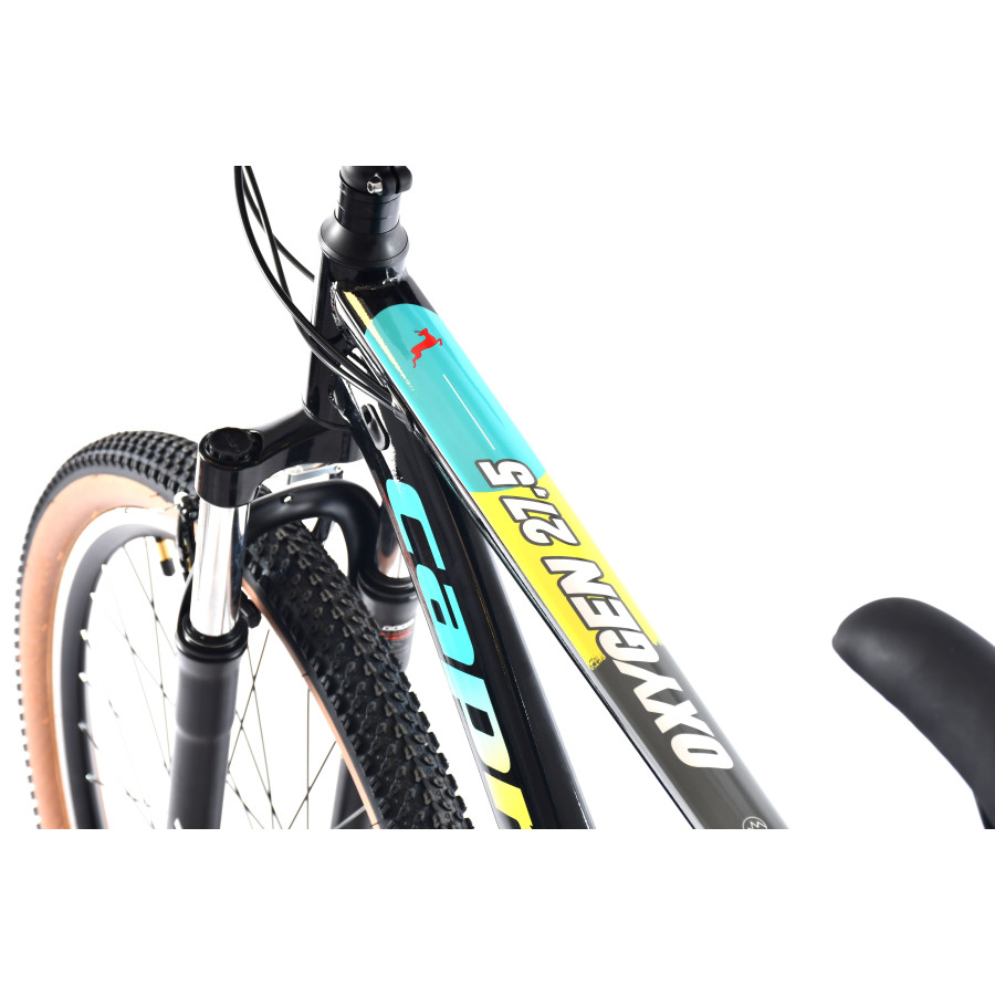 CAPRIOLO OXYGEN 27.5” MTB ΠΟΔΗΛΑΤΟ 21sp BLACK/TURQUOISE No 38cm 926433-15 2026 - Image 3