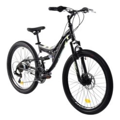 Alternative view of CAPRIOLO CTX 240 DISC ΠΑΙΔΙΚΟ ΠΟΔΗΛΑΤΟ 24” 18sp BLACK/TIRQUISE 926403-14 2026