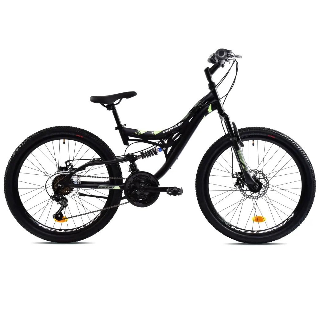 CAPRIOLO CTX 240 DISC ΠΑΙΔΙΚΟ ΠΟΔΗΛΑΤΟ 24” 18sp BLACK/TIRQUISE 926403-14 2026