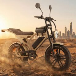 APERYDER MADRIL ULTRA 20” FAT BIKE ΗΛΕΚΤΡΙΚΟ ΠΟΔΗΛΑΤΟ/SCOOTER 48V/15AH (720WH) 7sp BEIGE - Image 5