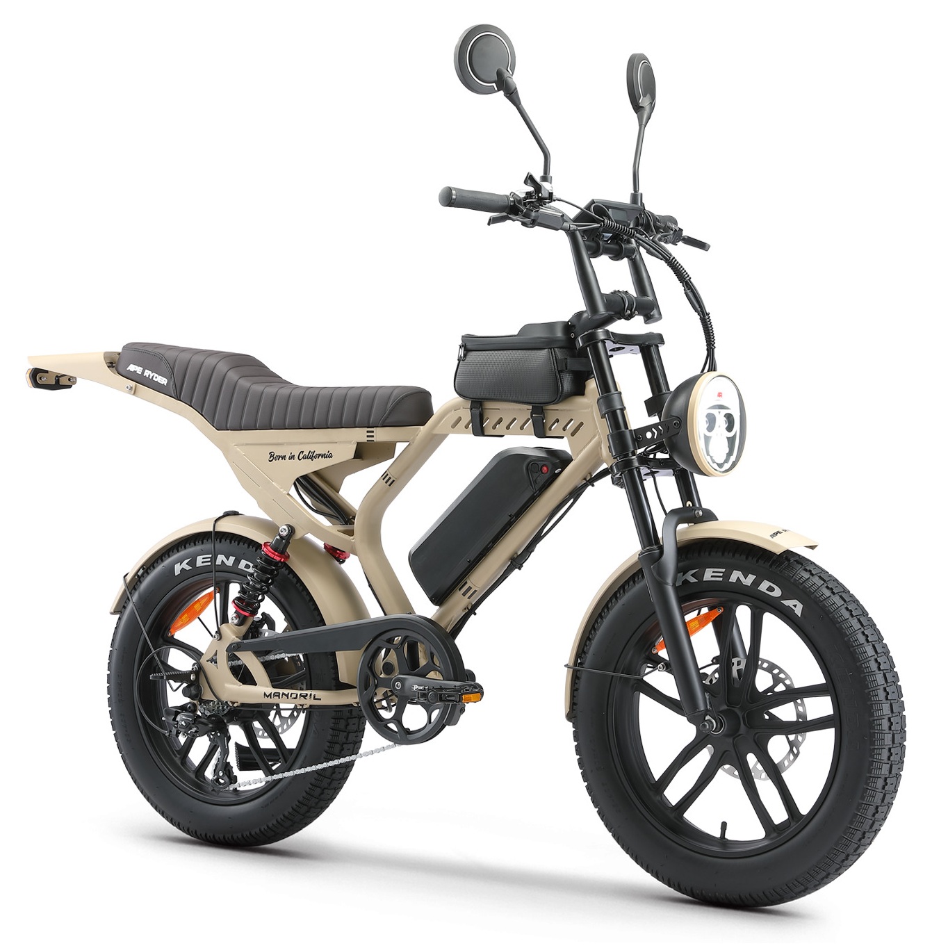APERYDER MADRIL ULTRA 20” FAT BIKE ΗΛΕΚΤΡΙΚΟ ΠΟΔΗΛΑΤΟ/SCOOTER 48V/15AH (720WH) 7sp BEIGE