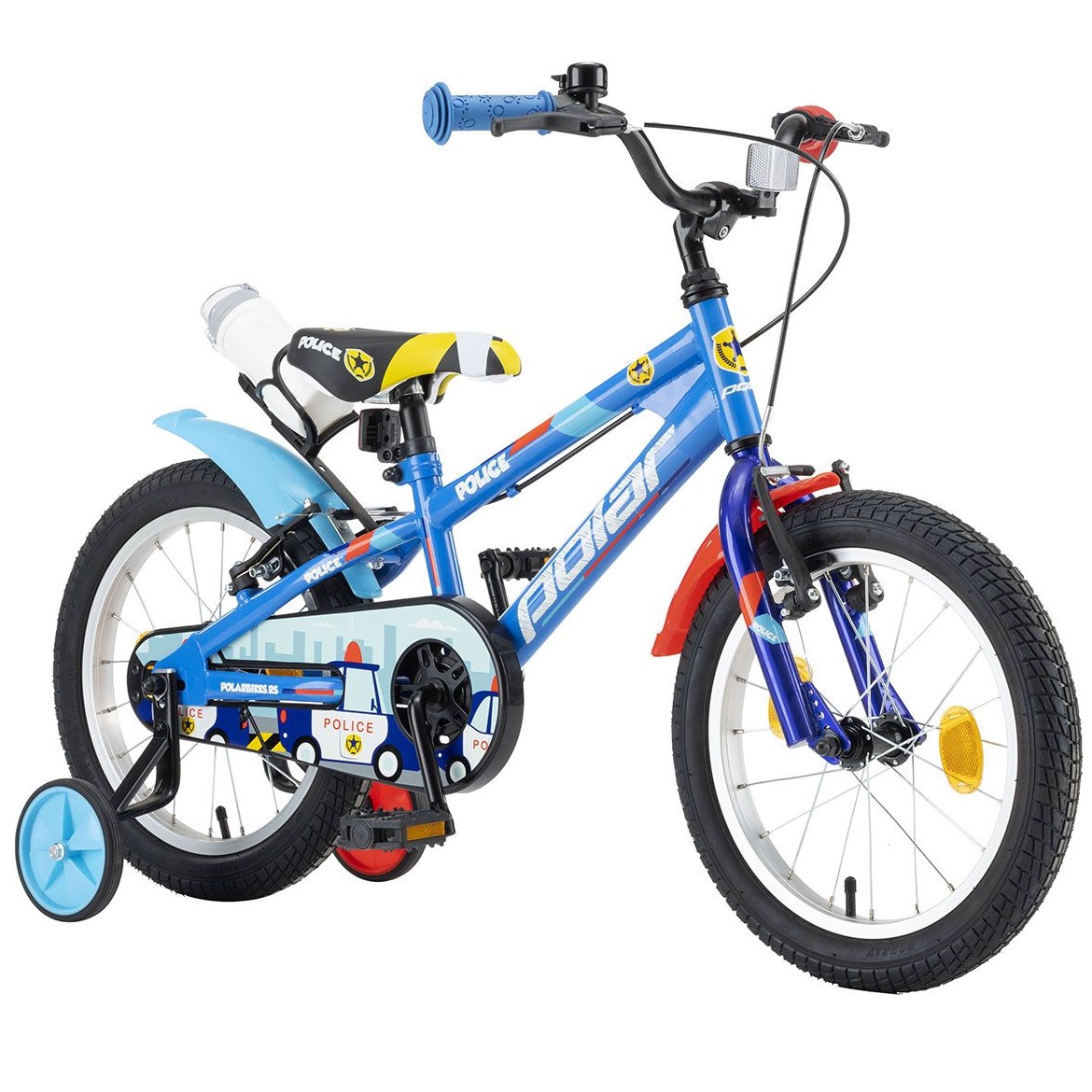 POLAR POLICE ΠΑΙΔΙΚΟ ΠΟΔΗΛΑΤΟ 16” ΓΑΛΑΖΙΟ P162S01232 2024 - Image 3