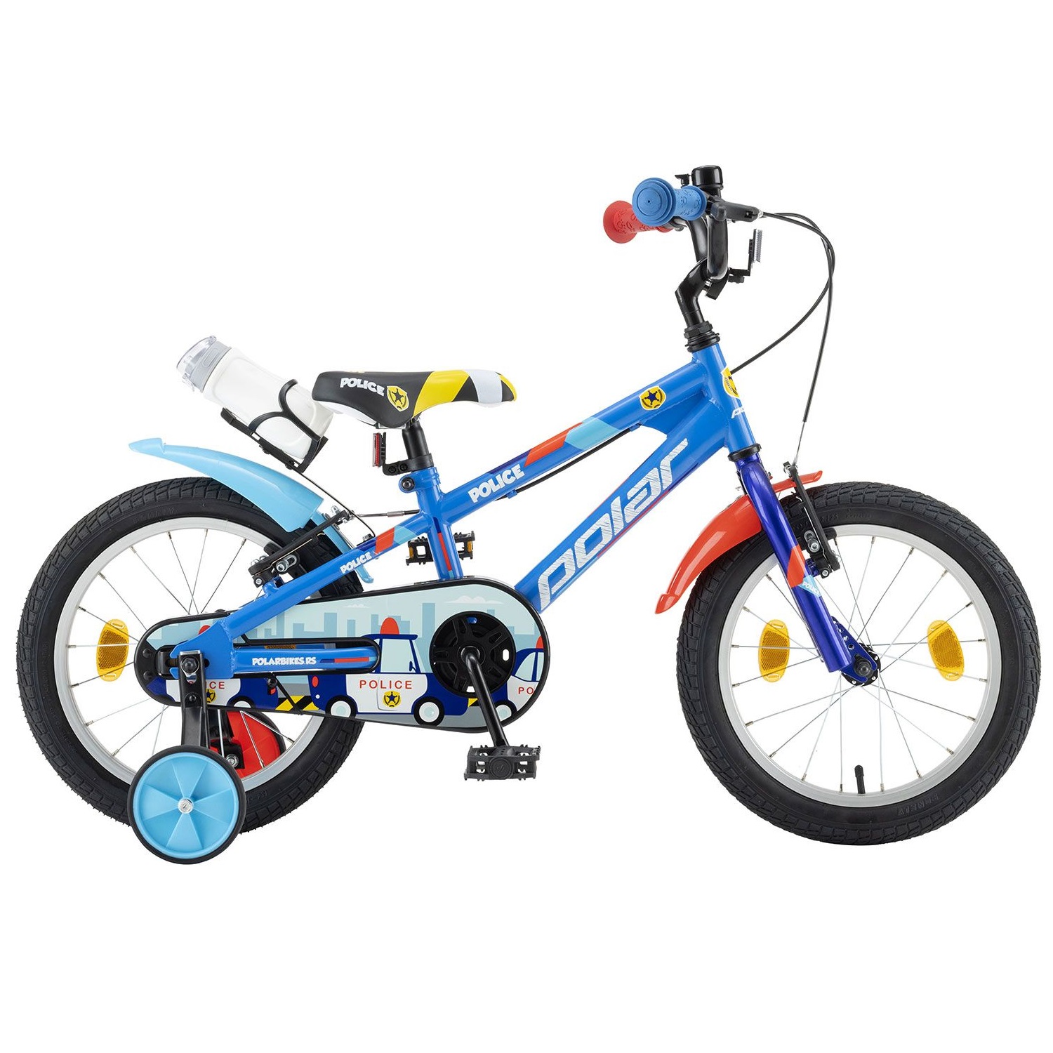 POLAR POLICE ΠΑΙΔΙΚΟ ΠΟΔΗΛΑΤΟ 16” ΓΑΛΑΖΙΟ P162S01232 2024
