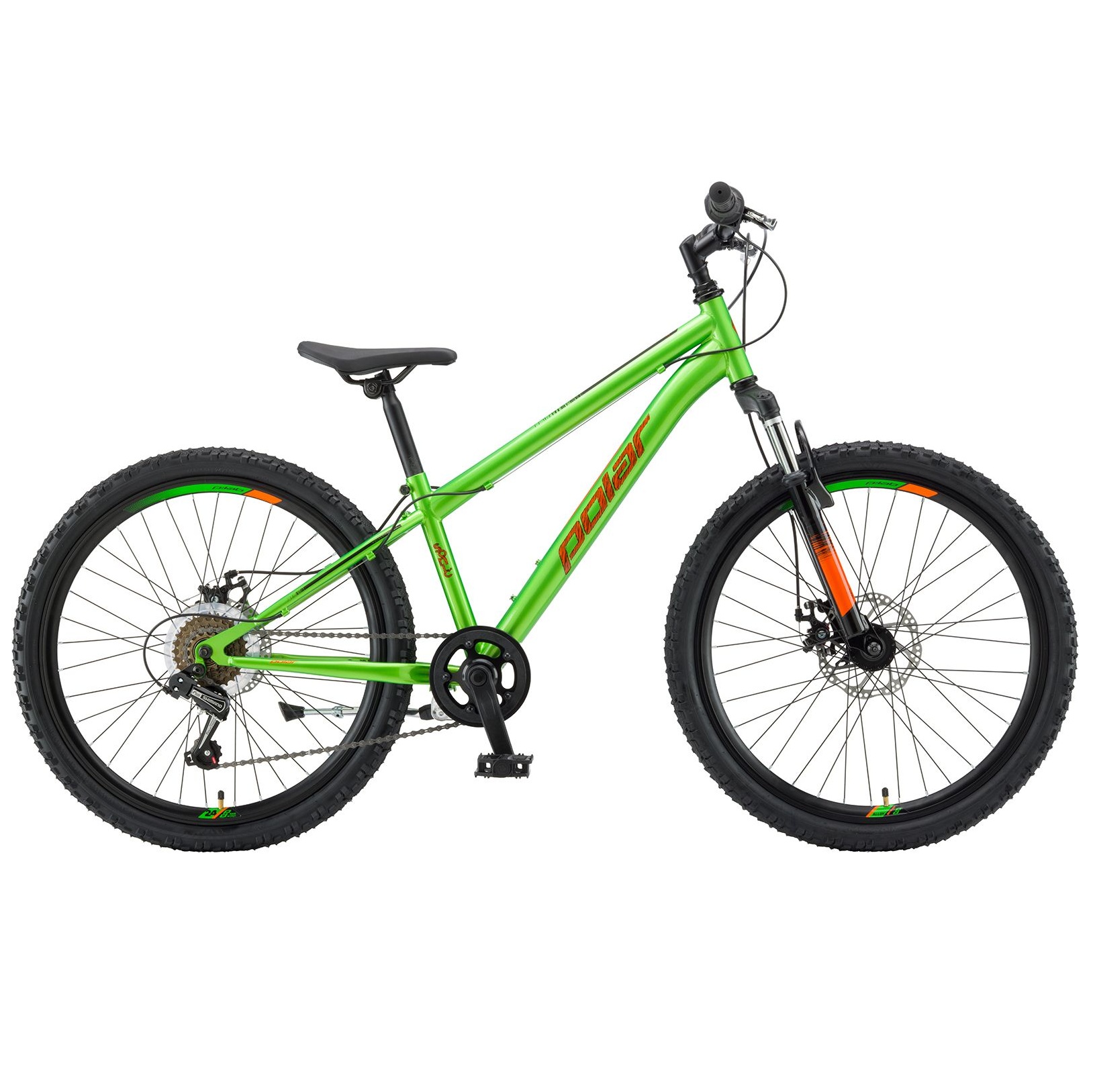 POLAR SONIC 24” FS DISK ΠΑΙΔΙΚΟ ΠΟΔΗΛΑΤΟ ΜΕ ΔΙΣΚΟΦΡΕΝΑ 1X6sp APPLE-GREEN P242S03261 2026