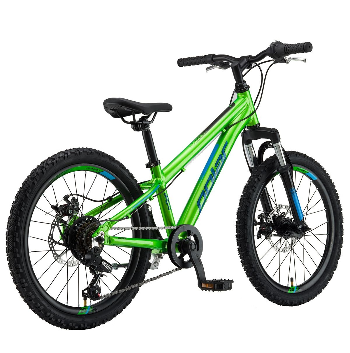 POLAR SONIC FS ALLOY 20” ΠΑΙΔΙΚΟ ΠΟΔΗΛΑΤΟ 6sp GREEN/BLUE P202A05262 2026 - Image 3