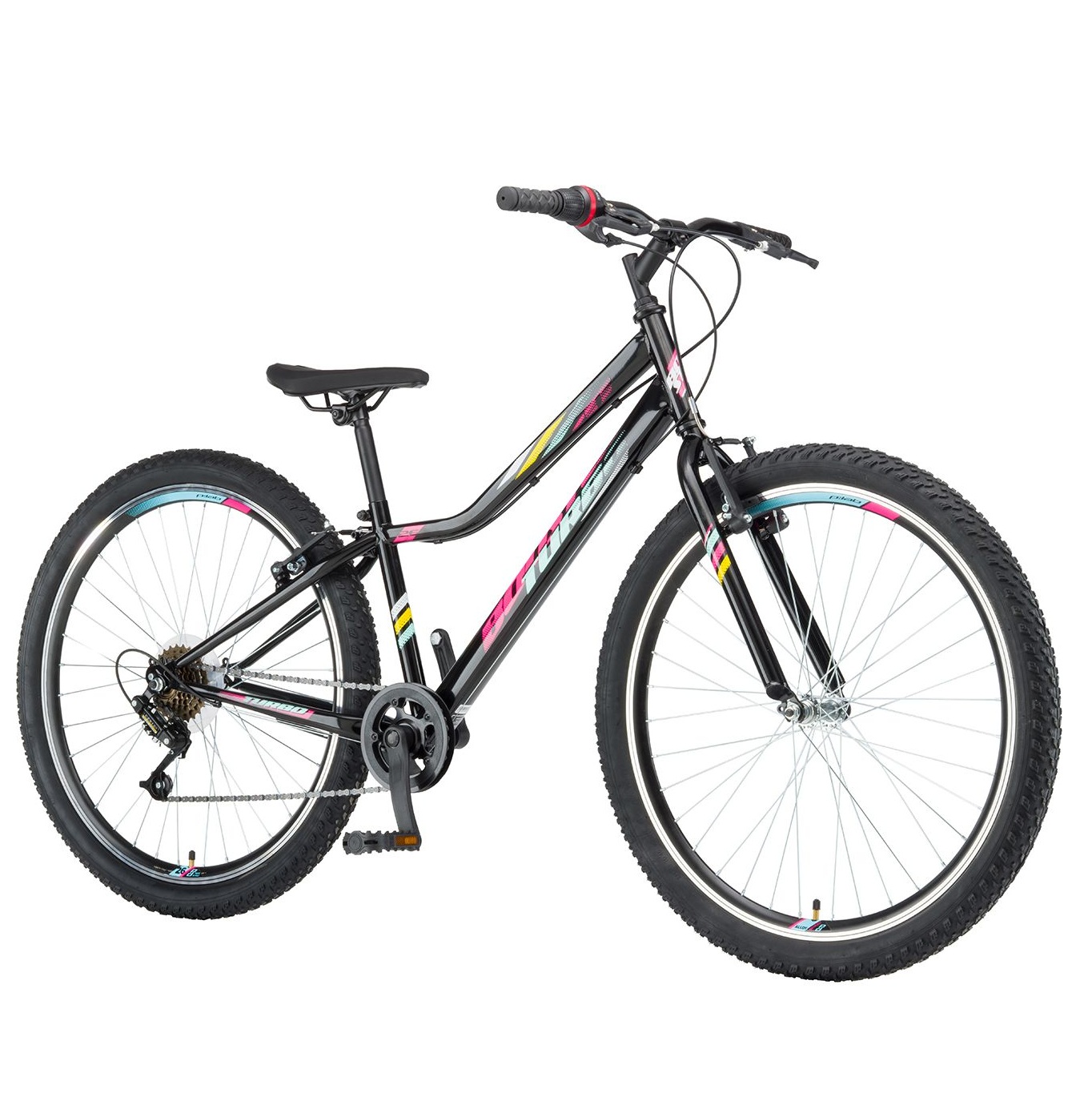 POLAR BOOSTER TURBO 260 ΠΟΔΗΛΑΤΟ MTB 26” 1X6sp BLACK/PINK B260S04262 2026 - Image 2