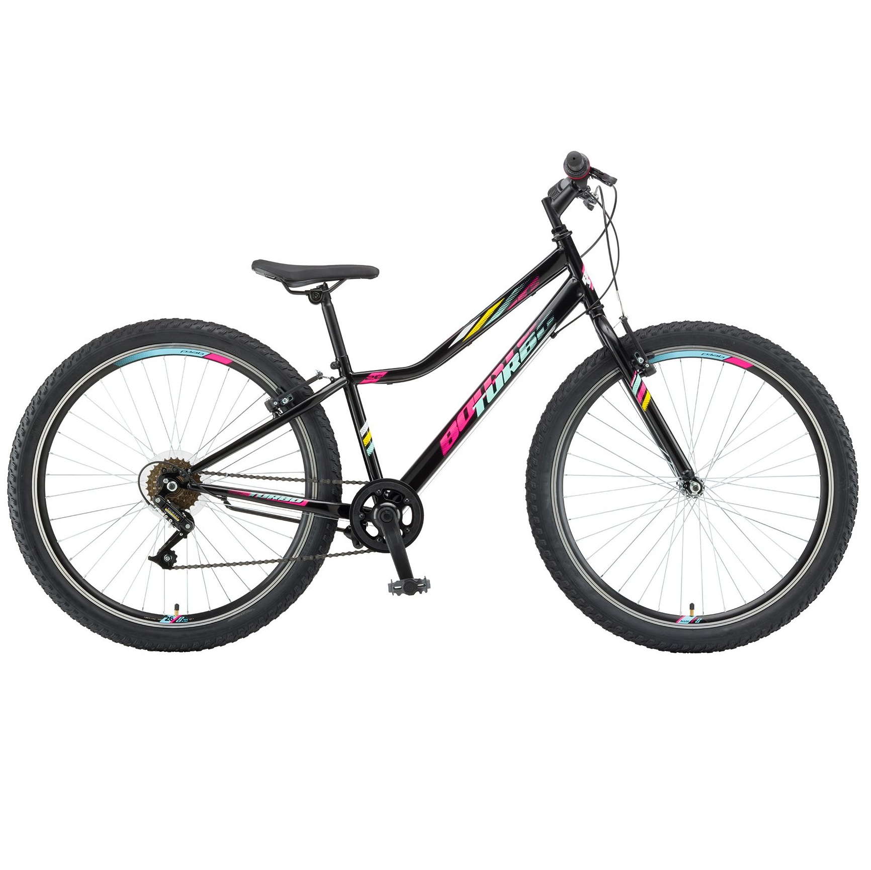 POLAR BOOSTER TURBO 260 ΠΟΔΗΛΑΤΟ MTB 26” 1X6sp BLACK/PINK B260S04262 2026
