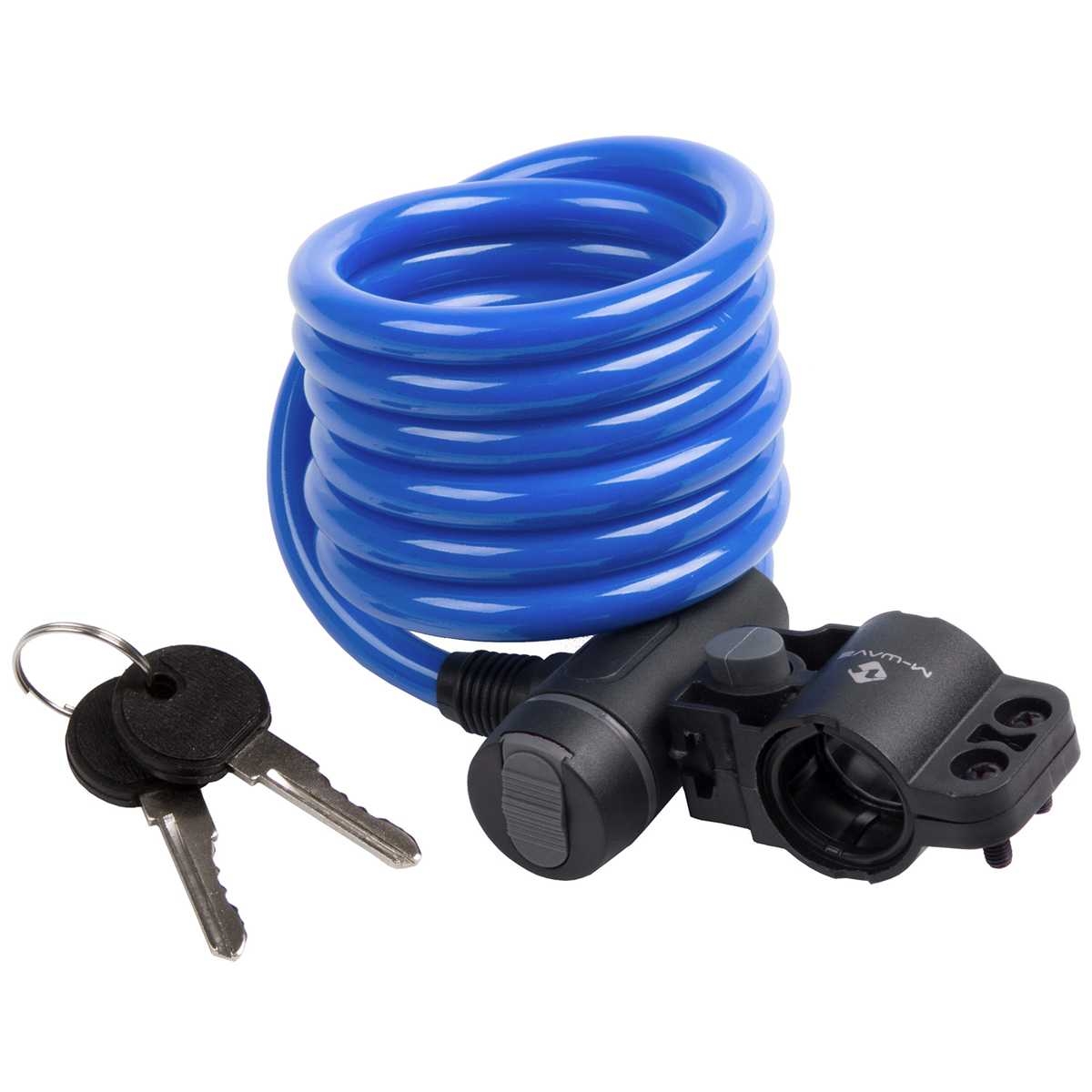 M-WAVE ΚΛΕΙΔΑΡΙΑ ΠΟΔΗΛΑΤΟΥ CABLE LOCK 10X1800mm ΜΠΛΕ
