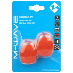 Alternative view of M-WAVE ΣΕΤ ΦΩΤΑΚΙΑ ΠΟΔΗΛΑΤΟΥ ΣΙΛΙΚΟΝΗΣ COBRA IV ΚΟΚΚΙΝΑ 220633