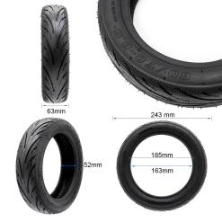 Alternative view of eWHEEL (YUANXING) ΕΛΑΣΤΙΚΟ 60/70-6.5 TUBELESS ΗΛΕΚΤΡΙΚΟΥ ΠΑΤΙΝΙΟΥ NINEBOT MAX G30 37714