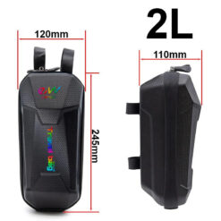 Alternative view of eWheel DELUXE SCOOTER HOLDER ΤΣΑΝΤΑΚΙ ΛΑΙΜΟΥ ΜΕ VELCRO MULTICOLORED ΑΔΙΑΒΡΟΧΟ 2L CFK022