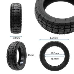 Alternative view of XUANCHENG 10X2.75-6.5 ΕΛΑΣΤΙΚΟ TUBELESS SEMIOFFROAD ANTI-PUNCTURE GEL ΓΙΑ ΗΛΕΚΤΡΙΚΑ ΠΑΤΙΝΙΑ CFK138