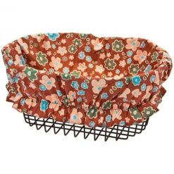 BRN ΥΦΑΣΜΑ ΓΙΑ ΚΑΛΑΘΙ ΠΟΔΗΛΑΤΟΥ ΑΔΙΑΒΡΟΧΟ TRENDY FLOWERS BROWN CO66M