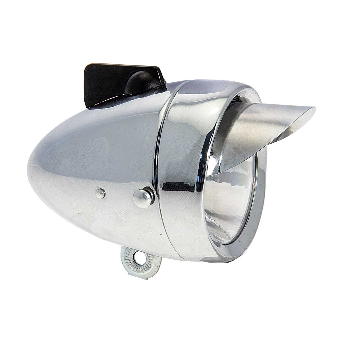 BRN EYE VINTAGE ΕΜΠΡΟΣΘΙΟ ΦΑΝΑΡΙ ΠΟΔΗΛΑΤΟΥ ΜΠΑΤΑΡΙΑΣ SILVER 1 SUPER LED RI75C