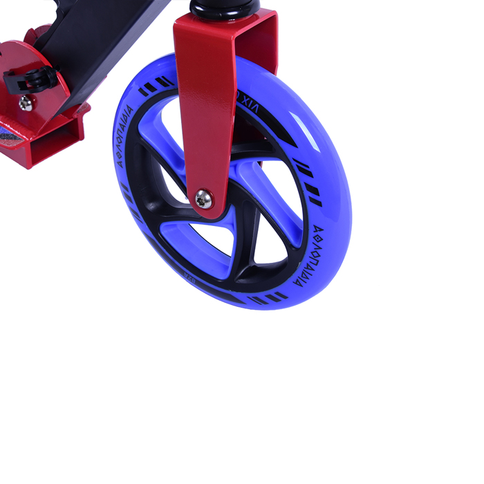 ΑΘΛΟΠΑΙΔΙΑ 3K ΠΑΤΙΝΙ SCOOTER ΔΙΤΡΟΧΟ ΤΡΟΧΟΣ 180mm BLACK/PINK 002.61011 - Image 5