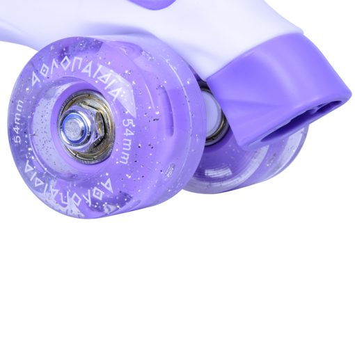 ΑΘΛΟΠΑΙΔΙΑ 3Κ ΠΑΤΙΝΙΑ ROLLER SKATES ΑΥΞΟΜΕΙΟΥΜΕΝΑ ΛΙΛΑ ΦΩΤΙΖΟΜΕΝΑ ΡΕΟΔΑΚΙΑ (No 35-38) - Image 4