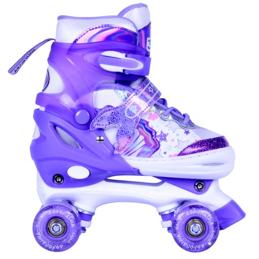 ΑΘΛΟΠΑΙΔΙΑ 3Κ ΠΑΤΙΝΙΑ ROLLER SKATES ΑΥΞΟΜΕΙΟΥΜΕΝΑ ΛΙΛΑ ΦΩΤΙΖΟΜΕΝΑ ΡΕΟΔΑΚΙΑ (No 35-38)
