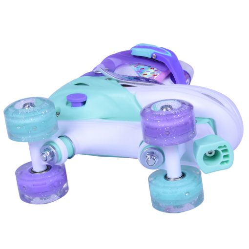 ΑΘΛΟΠΑΙΔΙΑ 3Κ ΠΑΤΙΝΙΑ ROLLER SKATES ΑΥΞΟΜΕΙΟΥΜΕΝΑ ΜΕΝΤΑ ΦΩΤΙΖΟΜΕΝΑ ΡΕΟΔΑΚΙΑ (No 35-38) - Image 3